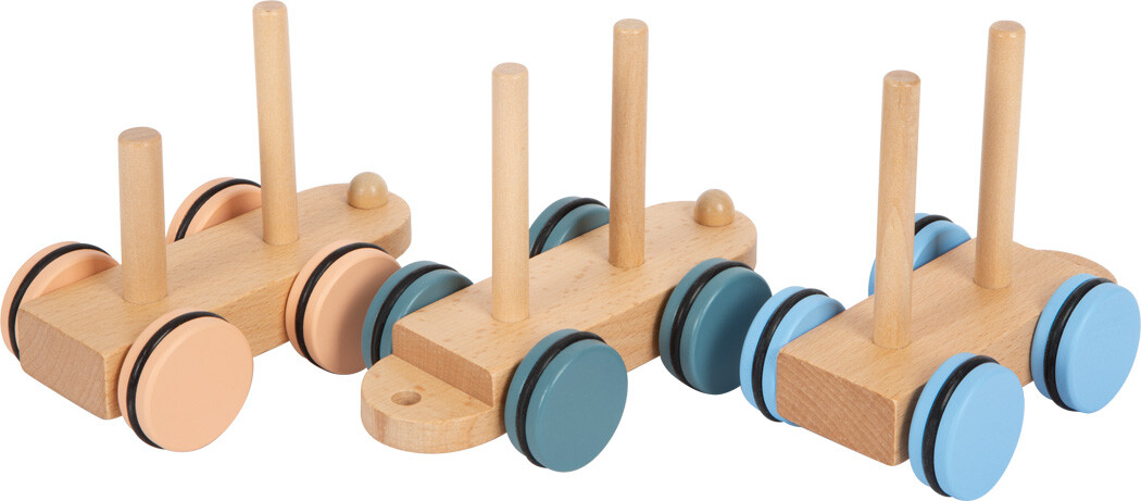 Legetøjstog Med Stableklodser - Træ - Til Børn - Arktis - Small Foot