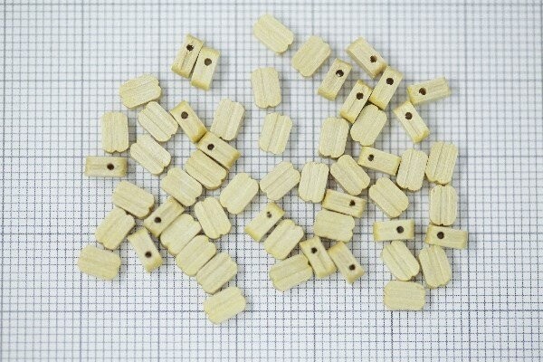 Billing Boats Fittings - Blokke - Enkelt - 5 Mm - 50 Stk