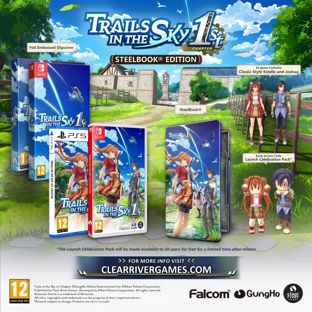 Trails In The Sky 1St Chapter Steelbook Edition