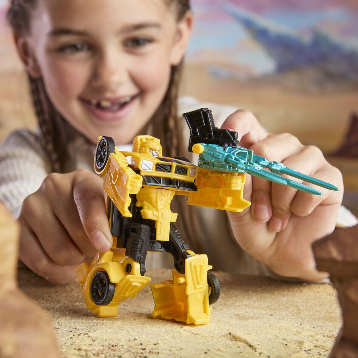 Transformers - Bumblebee Cyberworld Cyber Changers Figur