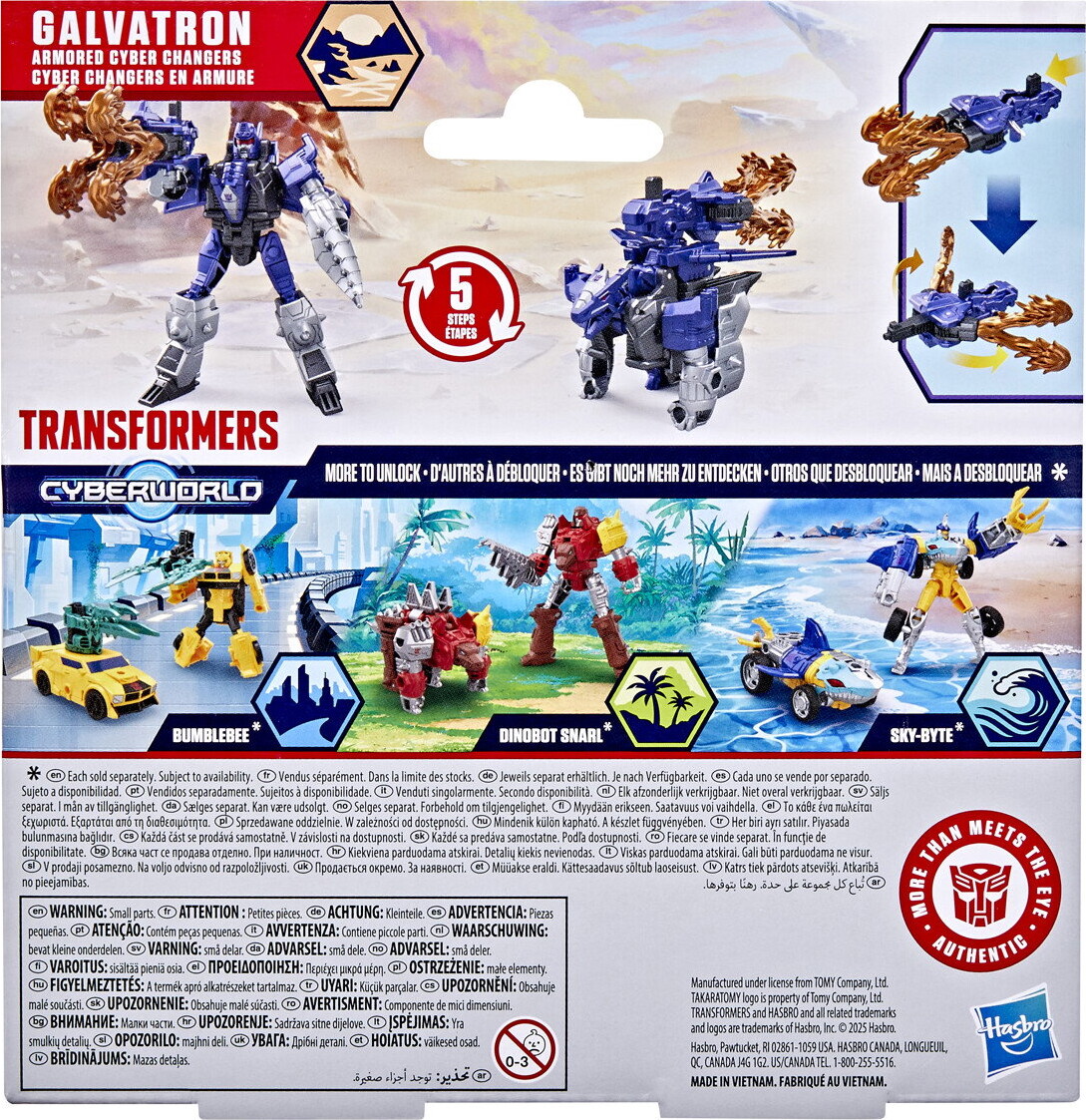 Transformers - Cyberworld Armor Up - Assorteret - Hasbro G0747