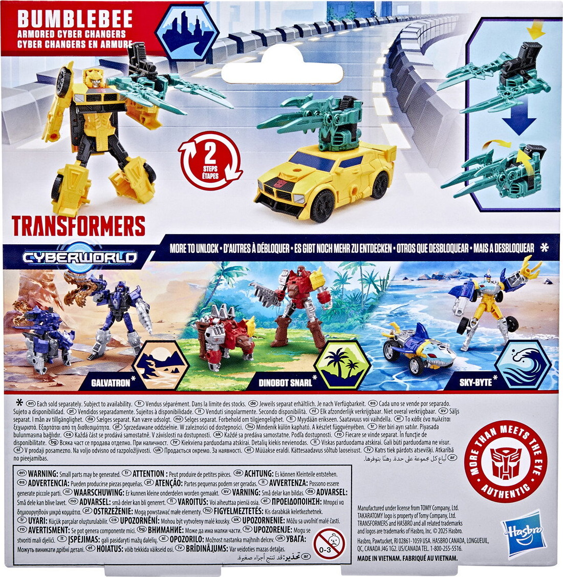 Transformers - Cyberworld Armor Up - Assorteret - Hasbro G0747