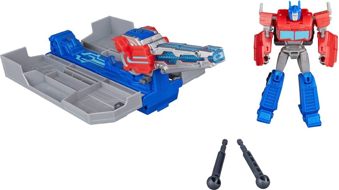 Transformers - Earthspark Optimus Prime Battle Trailer - Hasbro