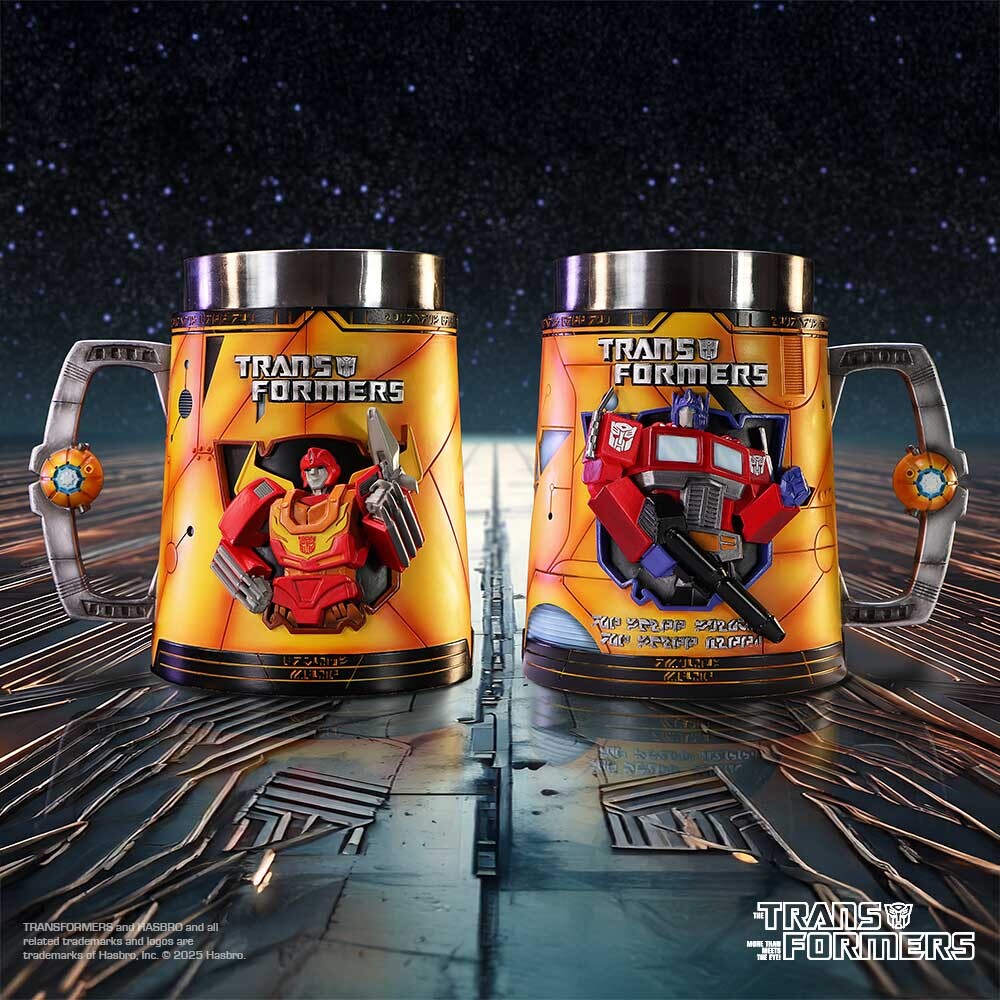 Transformers Tankard - Heroes Of Cybertron - 15 5 Cm