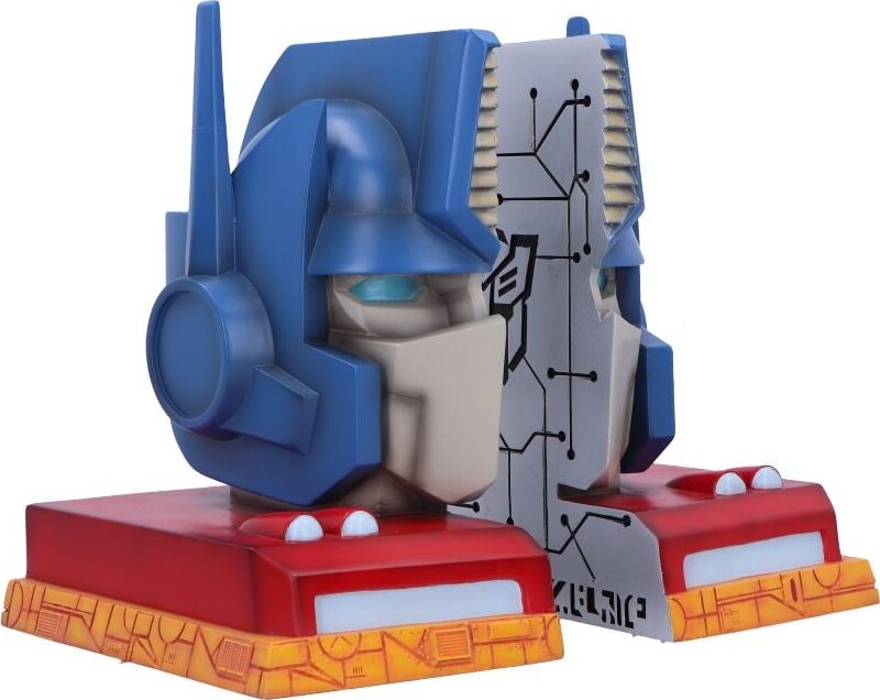 Transformers - Optimus Prime Bogstøtter - 20 Cm - 2 Stk