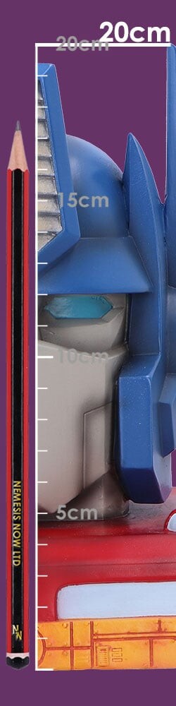 Transformers - Optimus Prime Bogstøtter - 20 Cm - 2 Stk