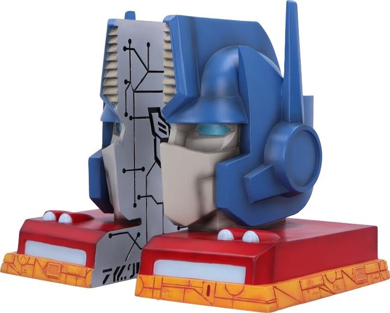 Transformers - Optimus Prime Bogstøtter - 20 Cm - 2 Stk