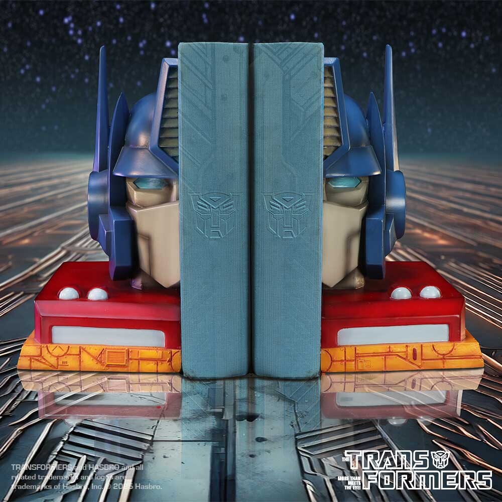 Transformers - Optimus Prime Bogstøtter - 20 Cm - 2 Stk