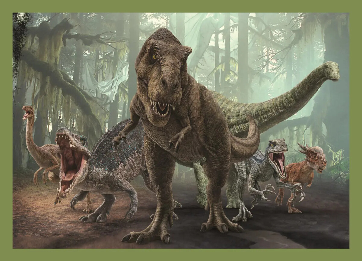 Trefl - Threatening Dinosaurs 4-I-1