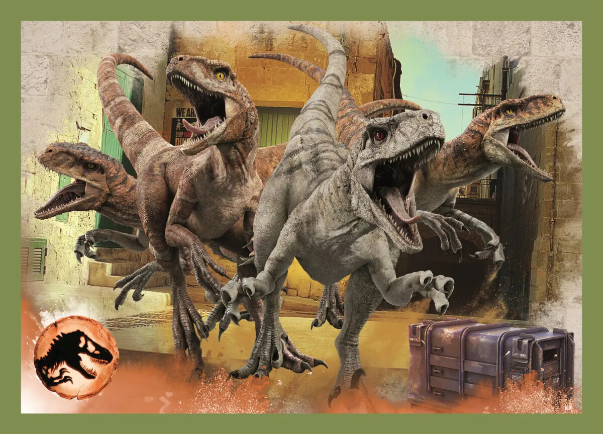 Trefl - Threatening Dinosaurs 4-I-1