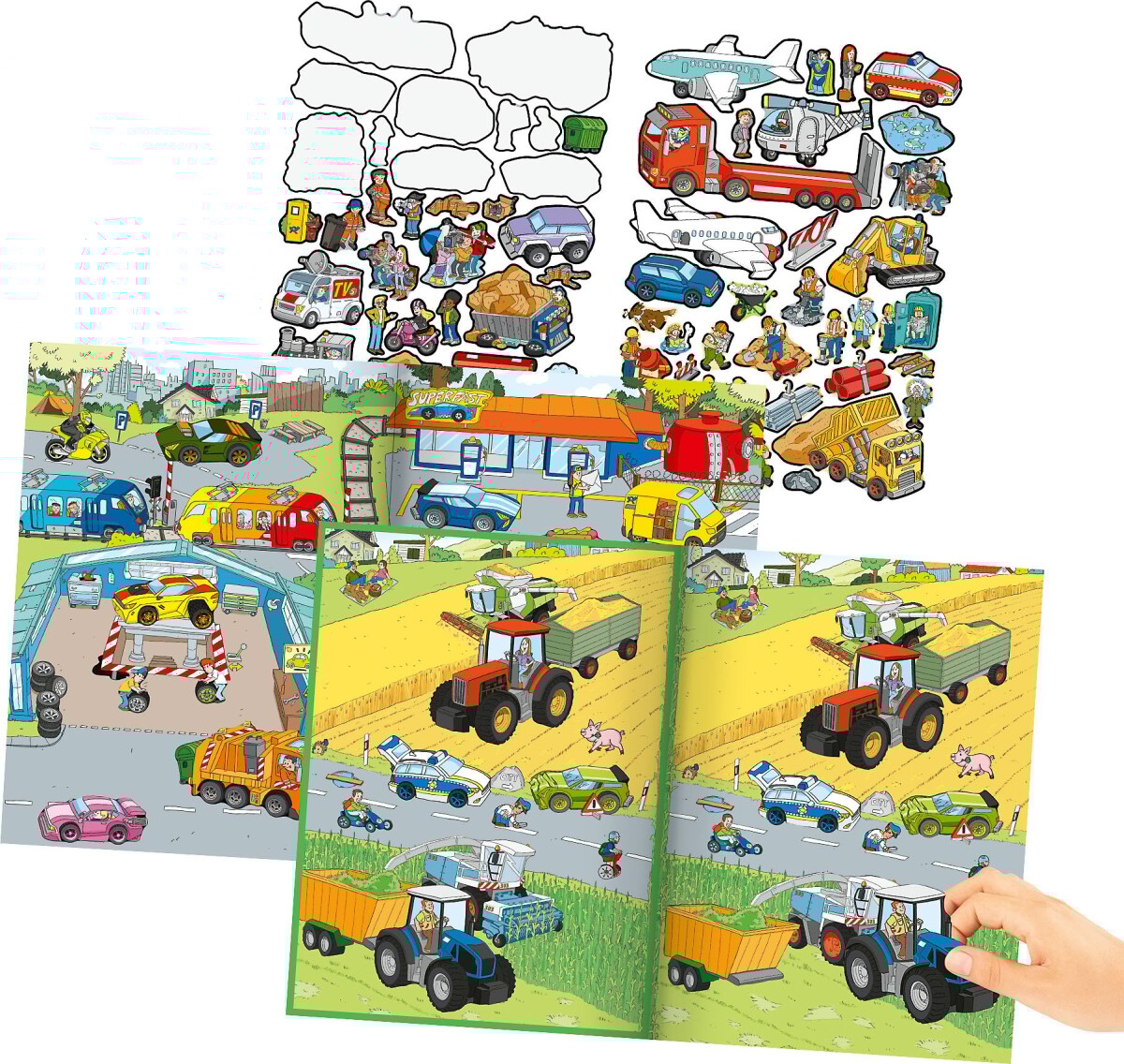 Aktivitetsbog - Inkl Over 270 Klistermærker - Action World