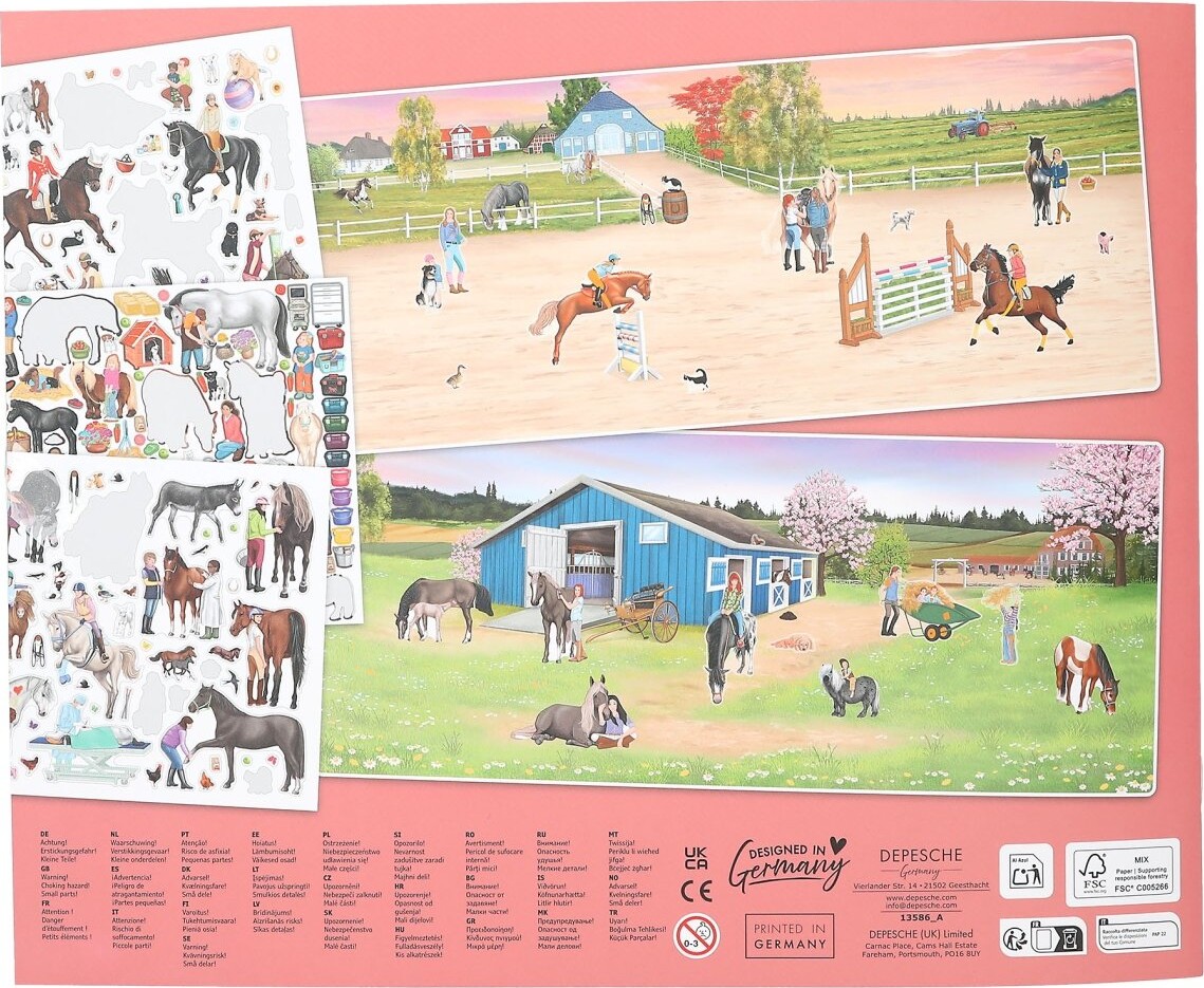 Trend - Create Your Happy Horses Aktivitetsbog Mstickers