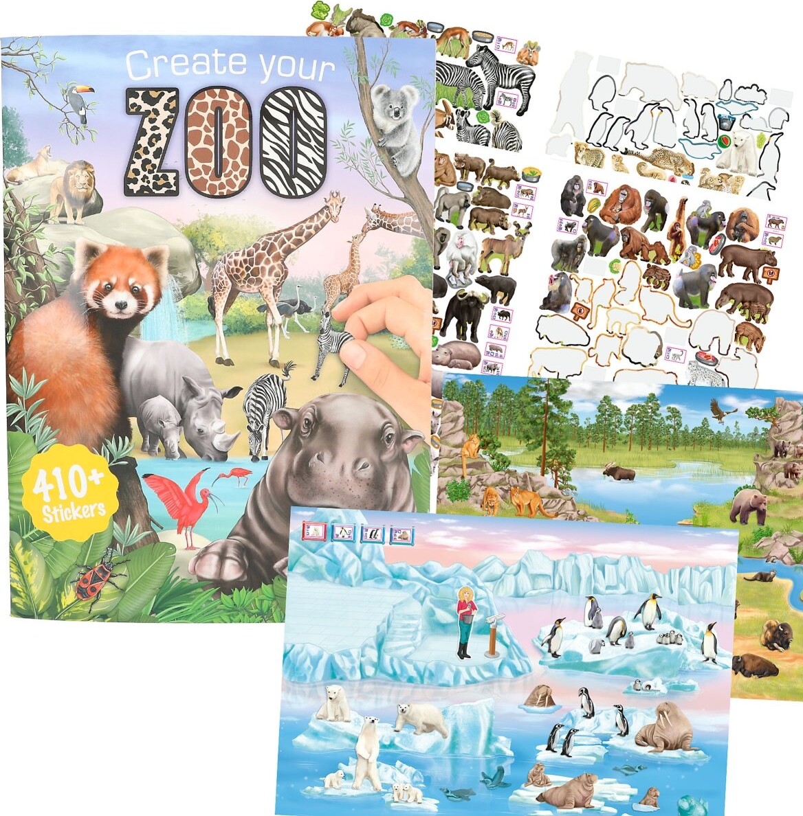Trend - Create Your Zoo Aktivitetsbog Mstickers