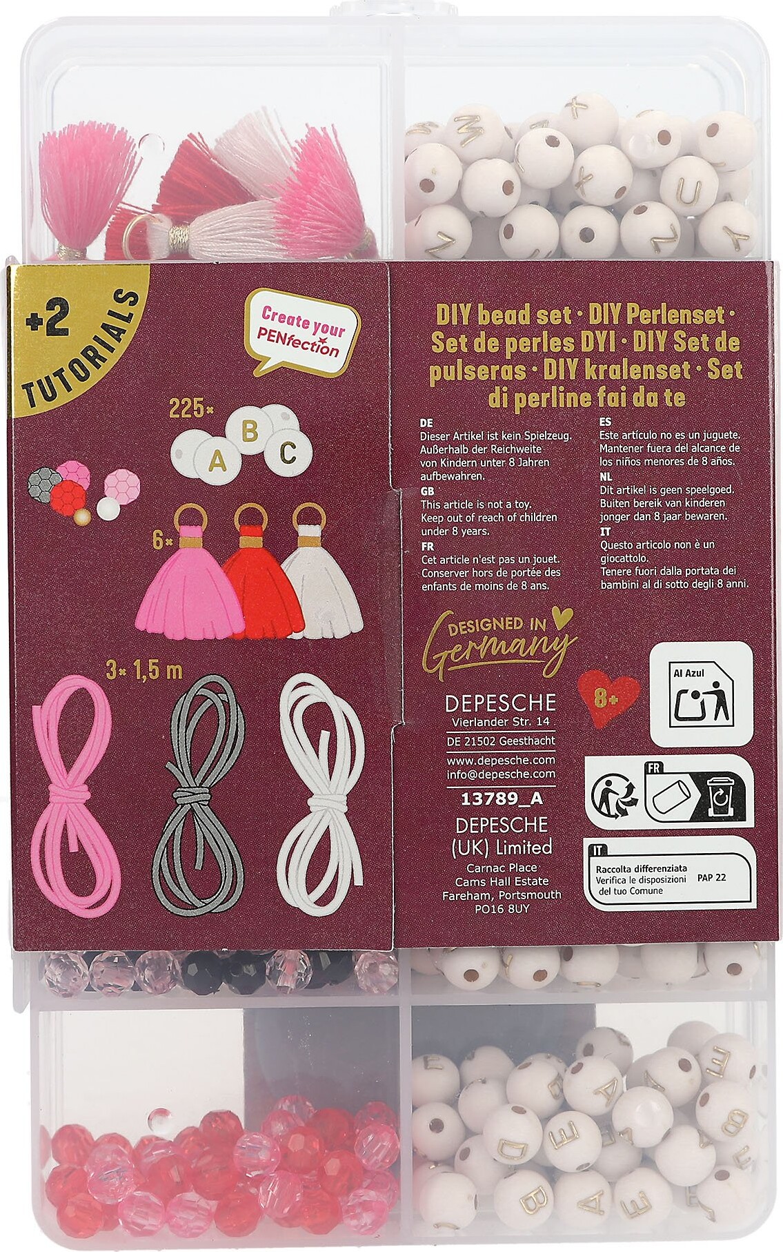 Penfection - Diy Bead Set - Perlesæt Med 2 Vejledninger