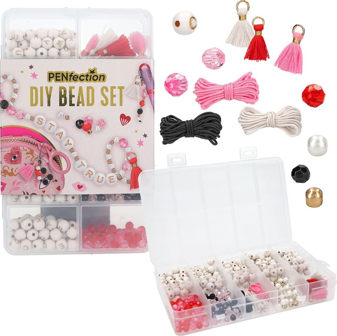 Penfection - Diy Bead Set - Perlesæt Med 2 Vejledninger