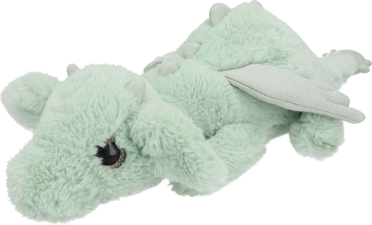 Trend - Drage Bamse Med Glittervinger - Grøn