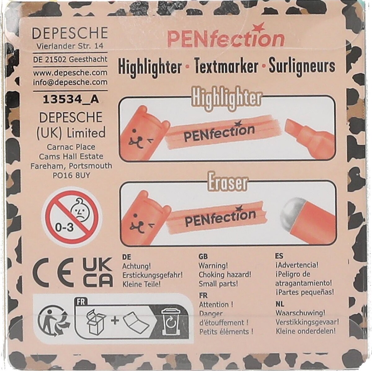 Overstregningstusser - Pastel Farver - 6 Stk Mini - Penfection