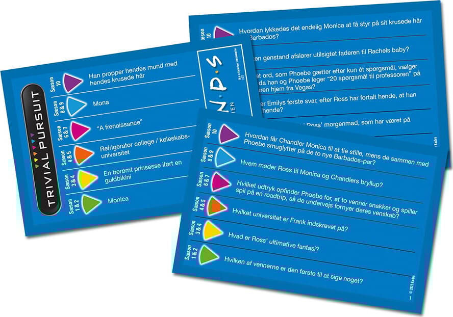 Trivial Pursuit - Friends Venner Spil - Dansk