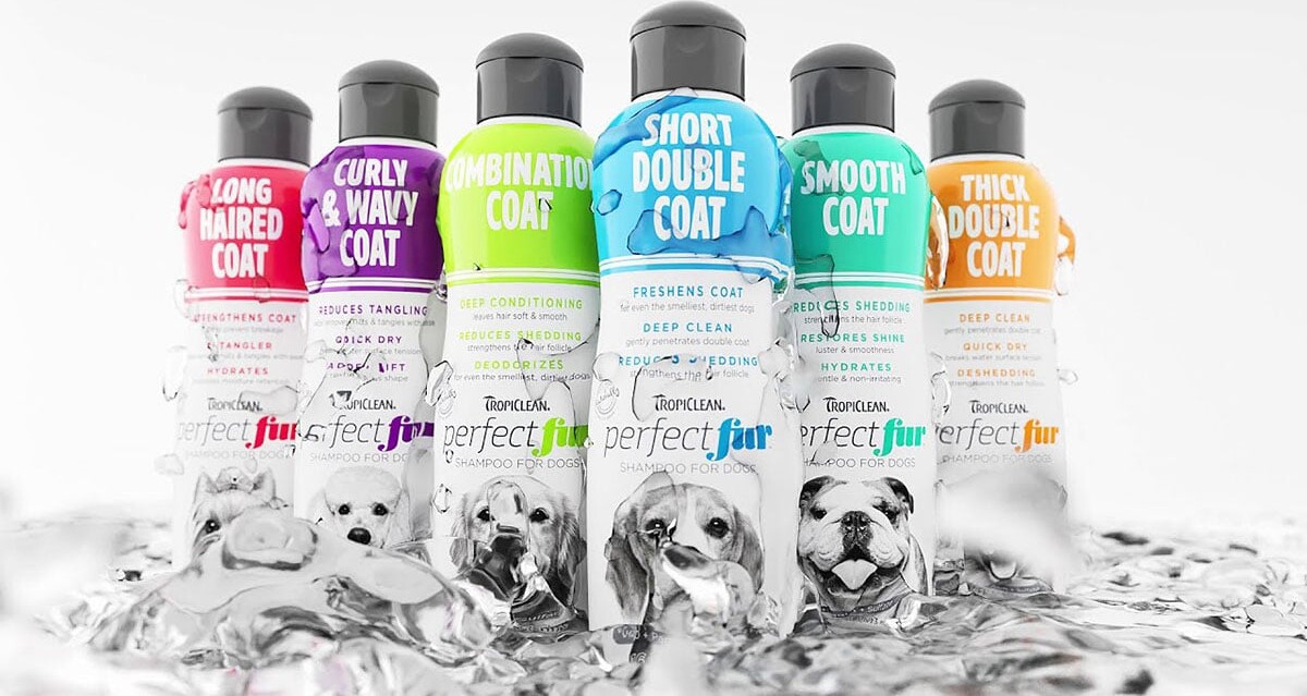Tropiclean - Shampoo Til Hunde Med Krøllet Pels - Perfect Fur 592 Ml