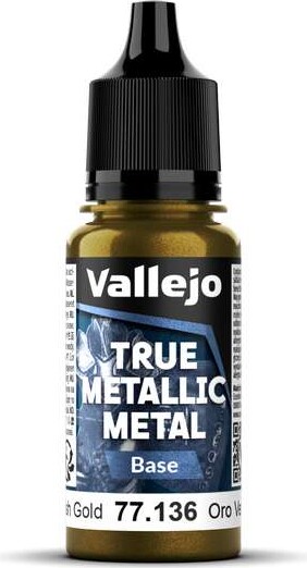 Vallejo 77273 - True Metallic Metal Core Set - Malingsæt 60X18 Ml