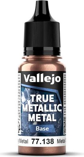 Vallejo 77273 - True Metallic Metal Core Set - Malingsæt 60X18 Ml