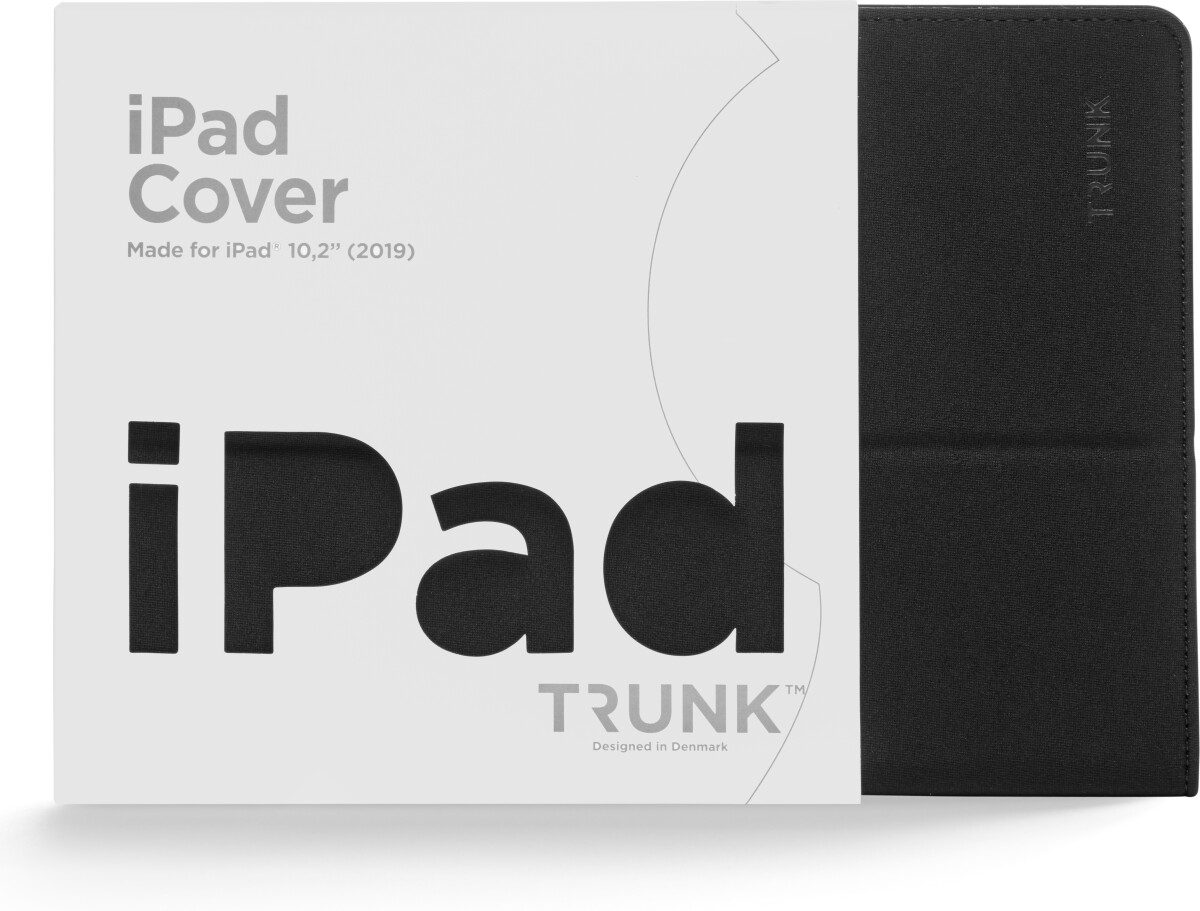 Trunk - Ipad 2019 Cover - 10 2 Tommer - Sort