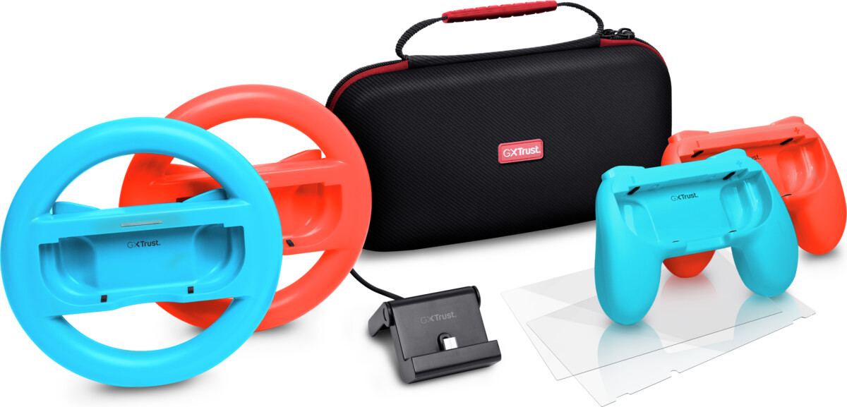 Trust - Gxt1249 7-In-1 Accessory Pack For Nsw - Multicoloured - 55 Mm H X