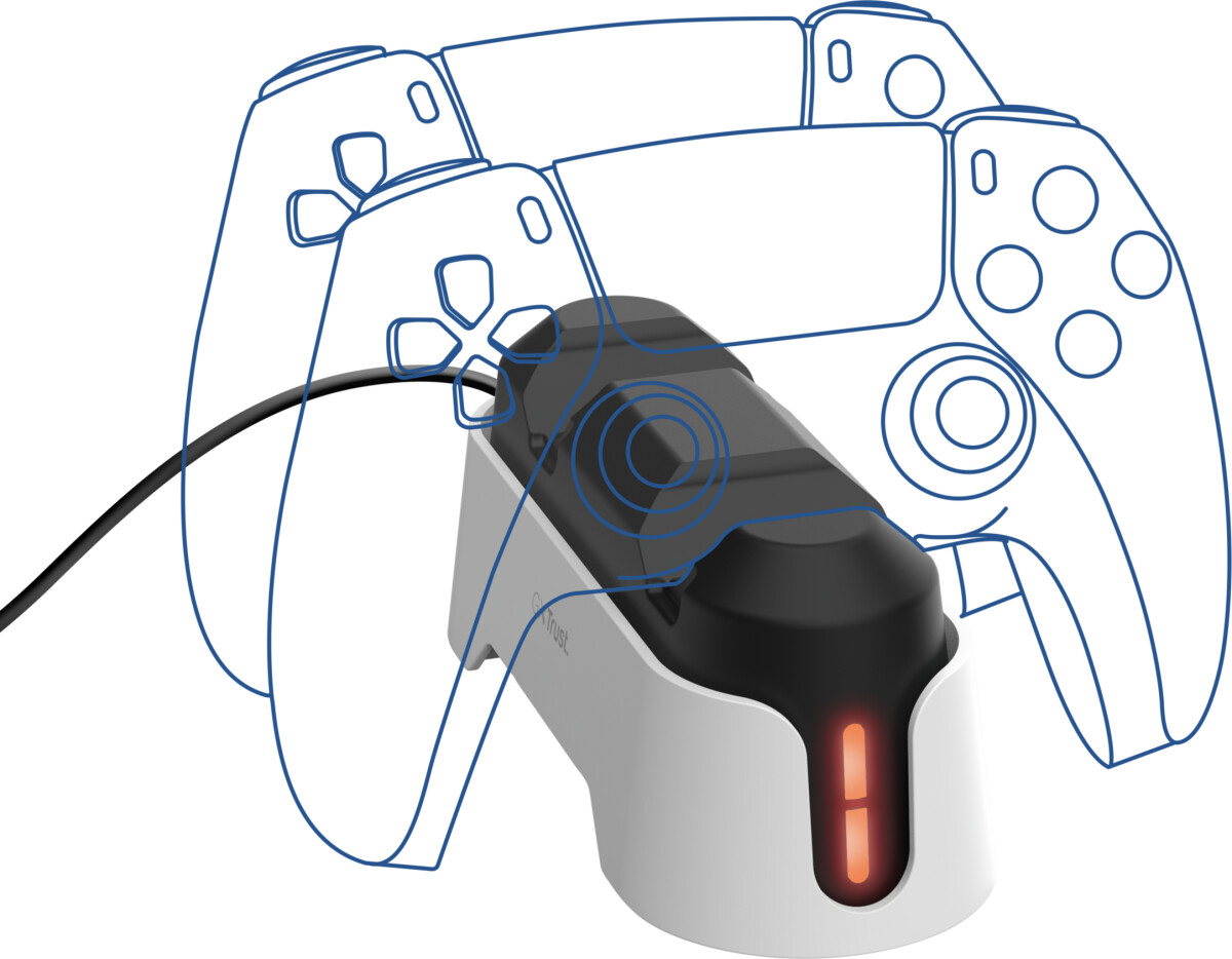 Trust - Gxt228 Ps5 Dual Charge Dock