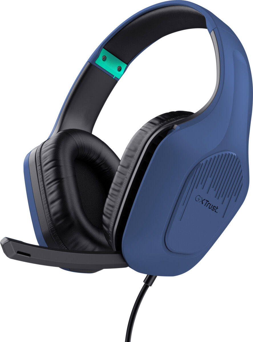 Trust - Gxt415B Zirox Headset - Blue