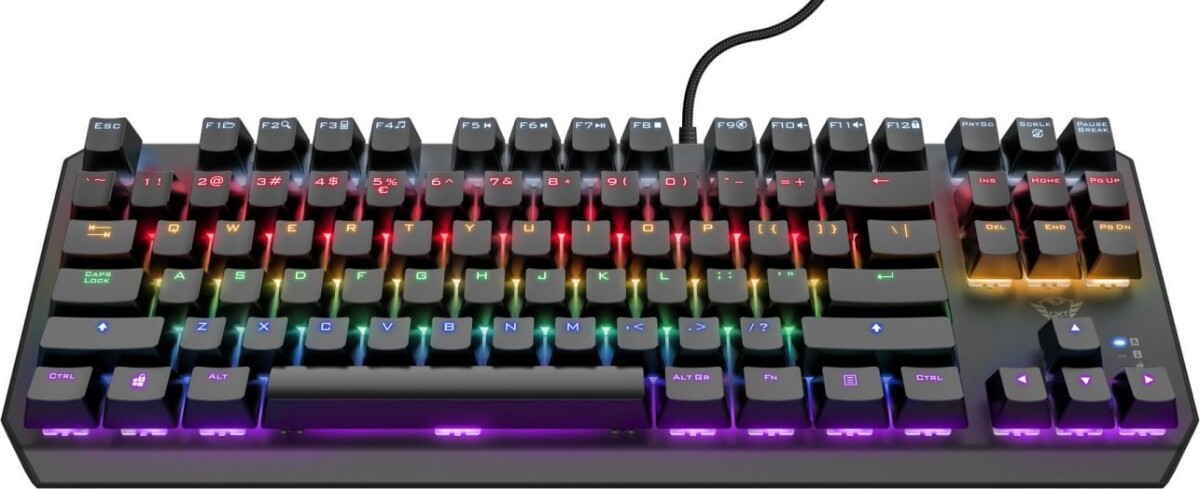 Trust - Gxt 834 Callaz Gaming Tastatur - Nordisk - Sort