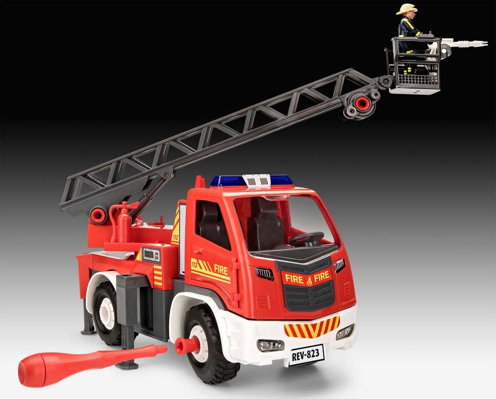 Revell First Construction - Brandbil Med Stige - 1 20