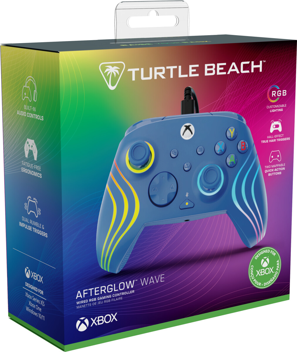 Turtle Beach Afterglow Wave Wired Controller - Blue