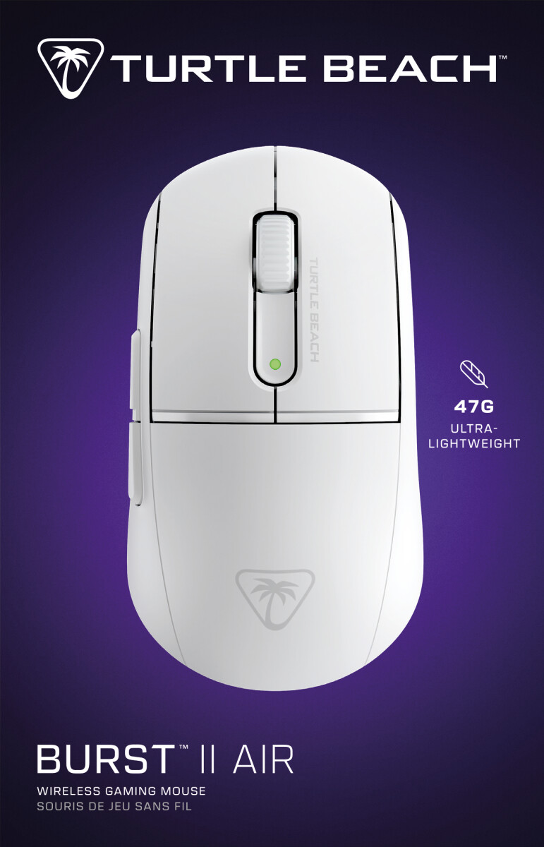 Turtle Beach - Burst Ii Air Trådløs Gaming Mus - Hvid