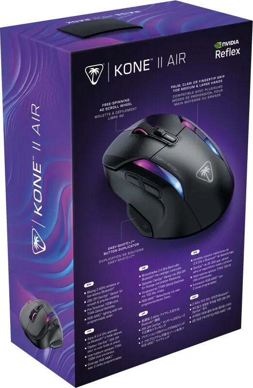 Turtle Beach - Kone Ii Air - Trådløs Gaming Mus - Sort
