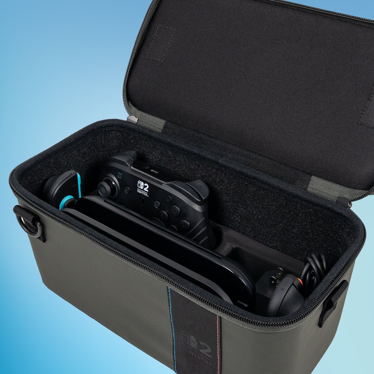 Turtle Beach - Playtrek 2-In-1 Case - Charcoal Black Nintendo Switch 2