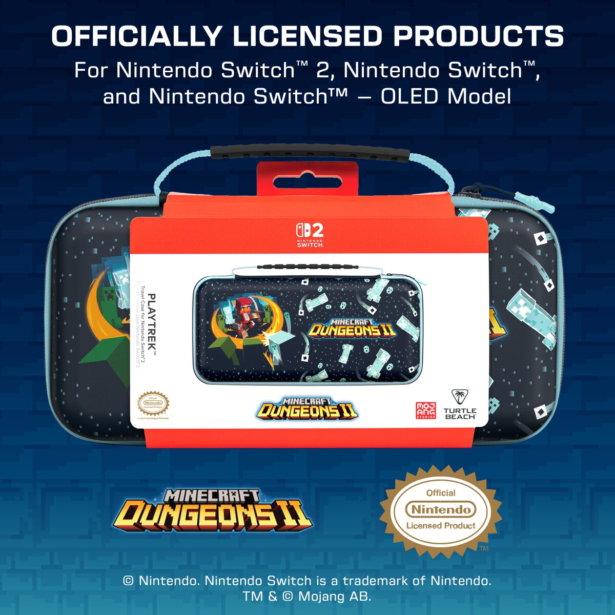 Turtle Beach - Playtrek Travel Case Minecraft Dungeons Ii