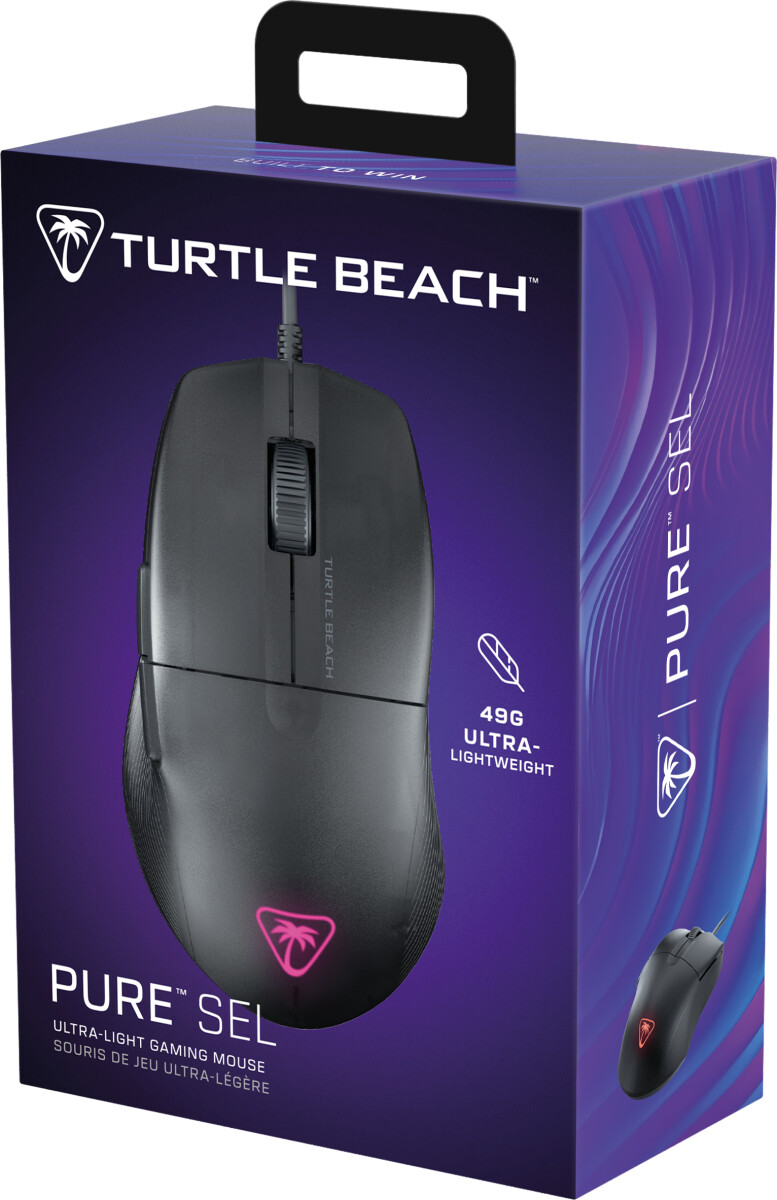 Turtle Beach - Pure Sel Ultra-Light Gaming Mus - Sort