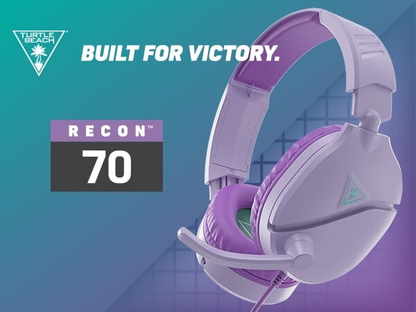 Turtle Beach Recon 70 Lavender Wired Headset