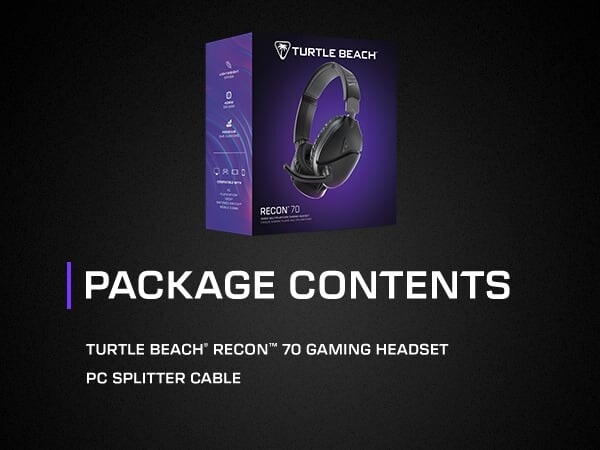 Turtle Beach Recon 70 Wired Headset - 2024 Multi Platform - Black