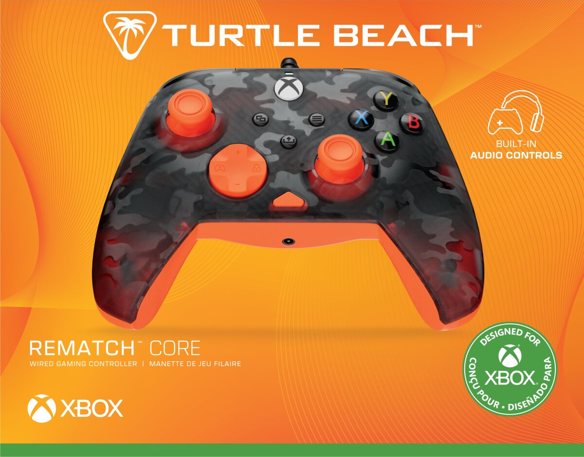 Turtle Beach Rematch Core - Ghost Black Camoorange