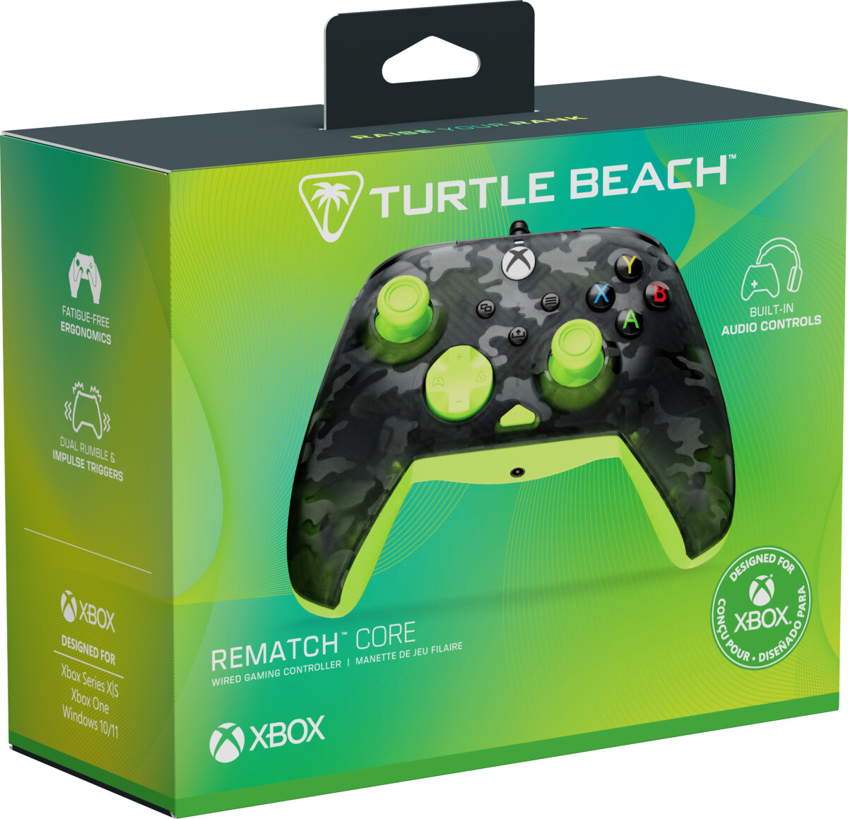 Turtle Beach Rematch Core - Ghost Black Camoyellow