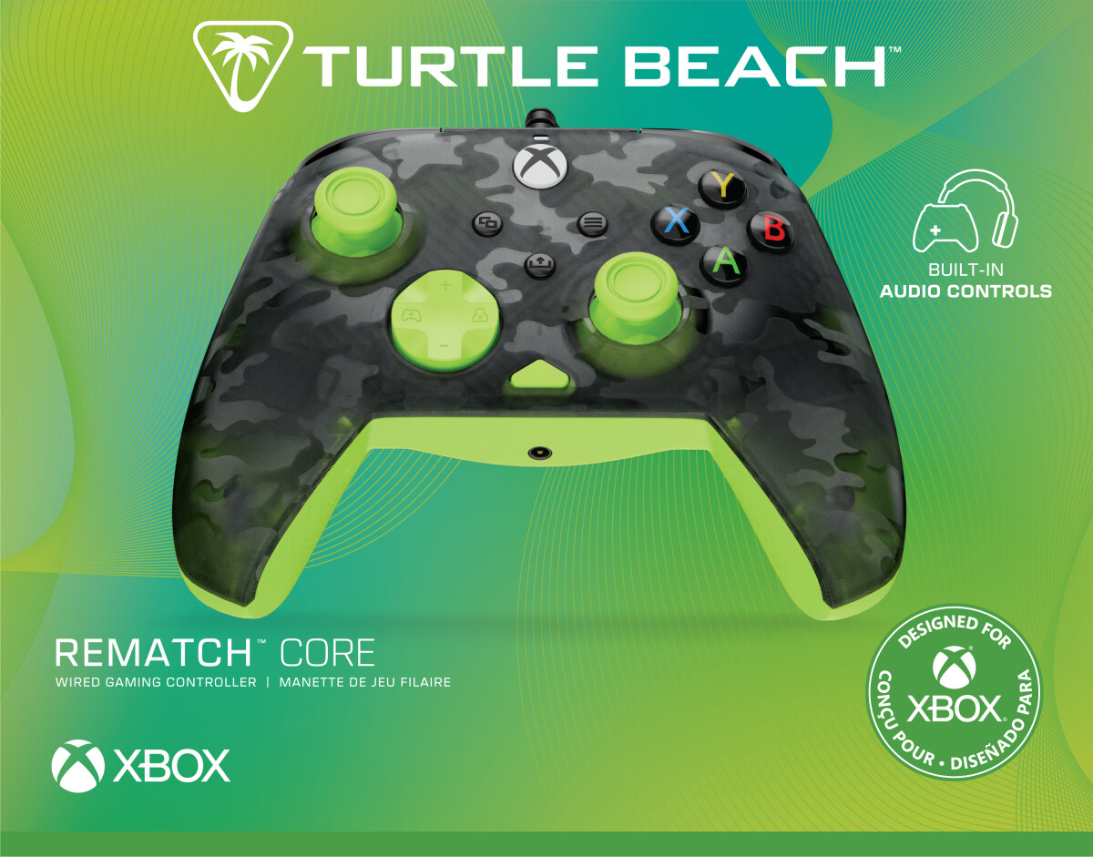 Turtle Beach Rematch Core - Ghost Black Camoyellow