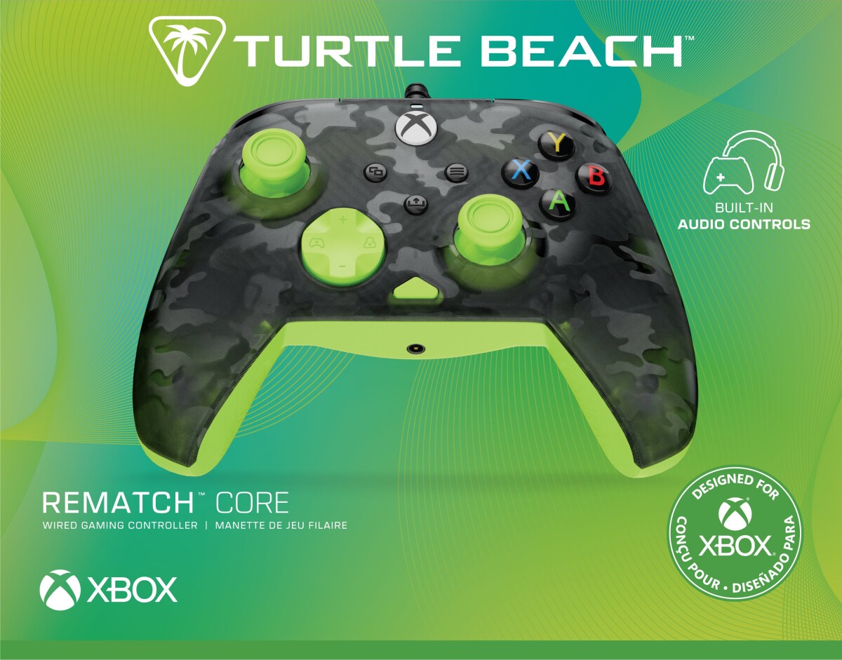 Turtle Beach Rematch Core - Ghost Black Camoyellow