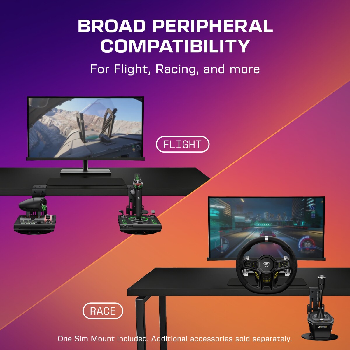 Turtle Beach - Velocityone Universal Sim Mount