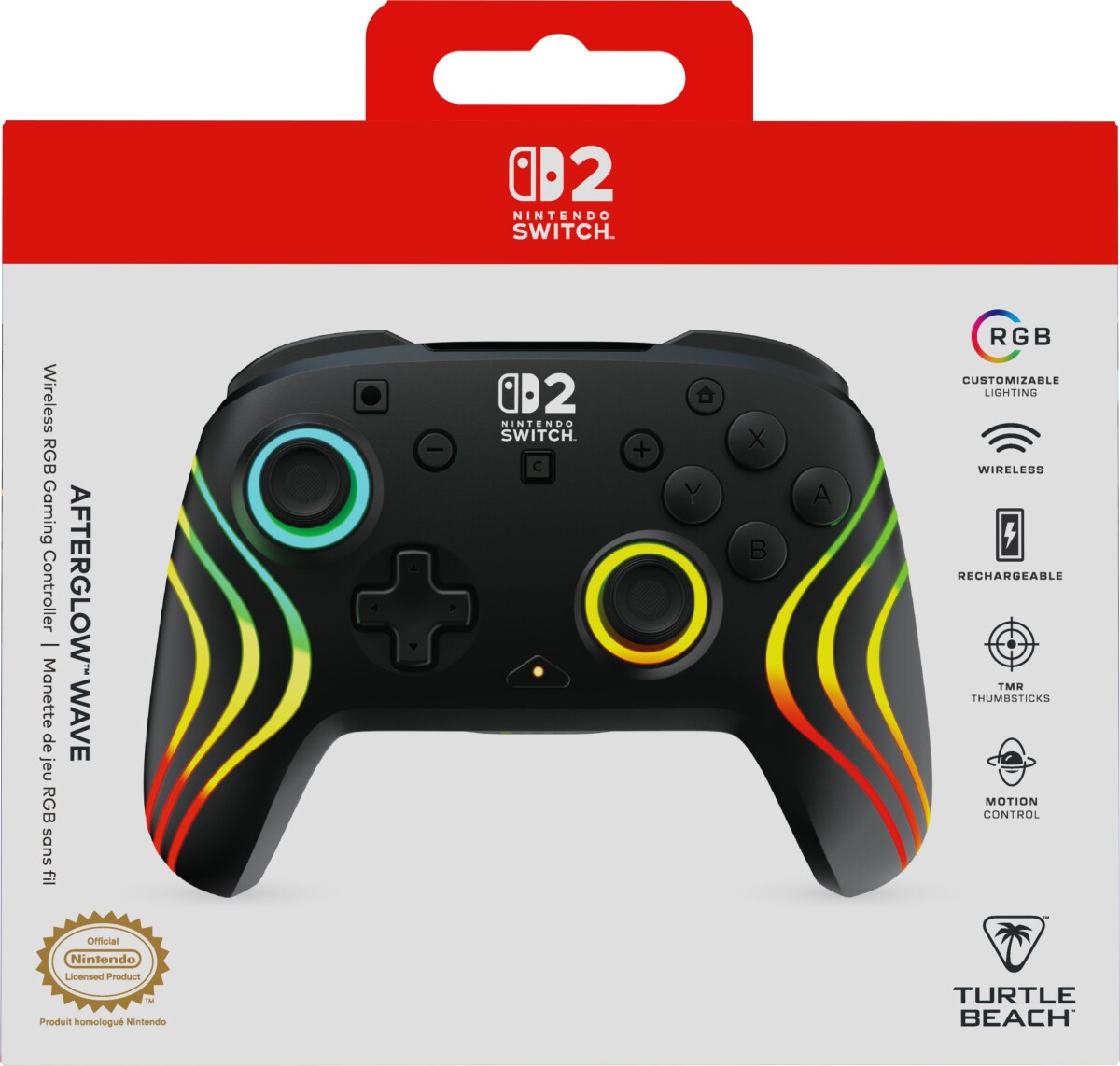 Turtle Beach - Wireless Controller - Afterglow Wave Black