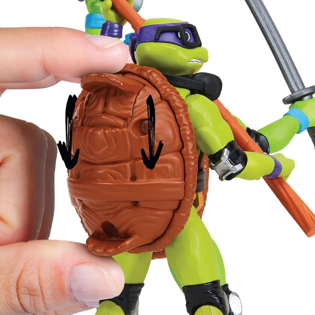 Ninja Turtles - Shell Spin Donnie Figur - 12 Cm