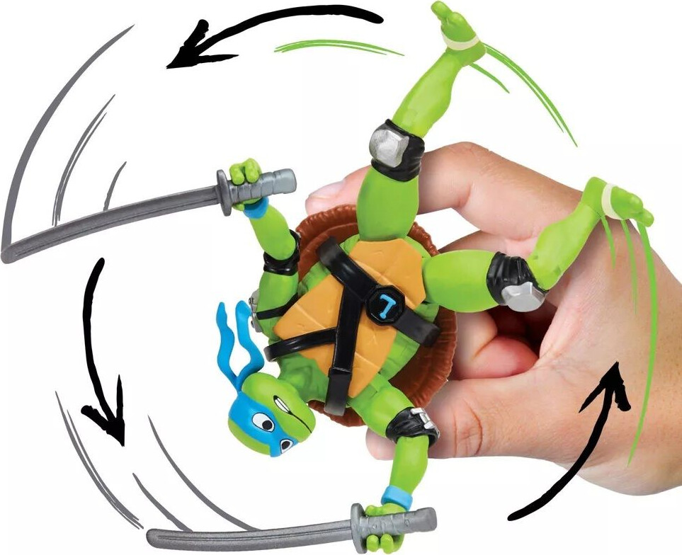 Turtles Mutant Mayhem - Basic Figures 12Cm - Shell Spin Leo