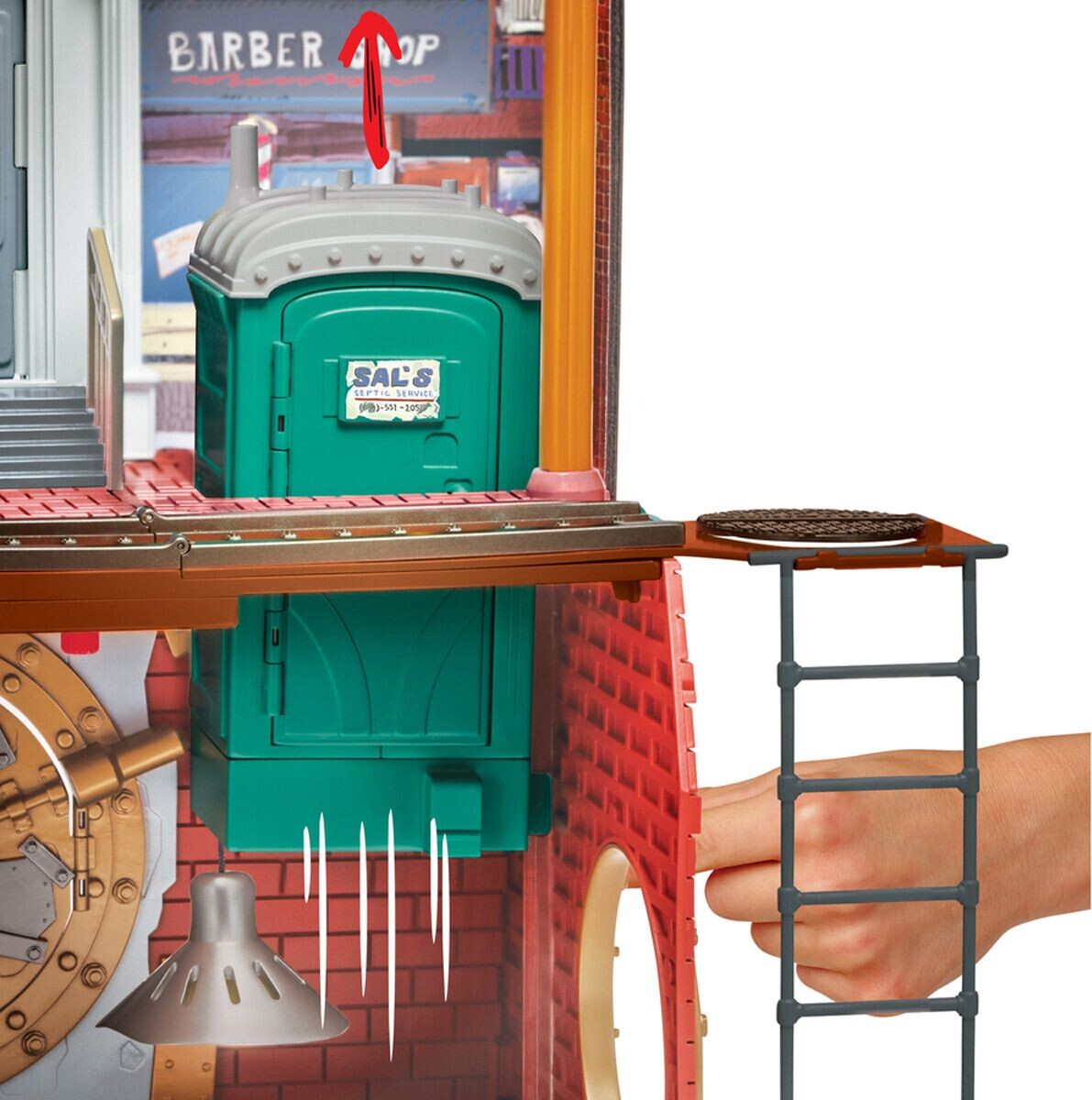 Ninja Turtles Legetøj - Mutant Mayhem - Sewer Lair Dlx Legesæt