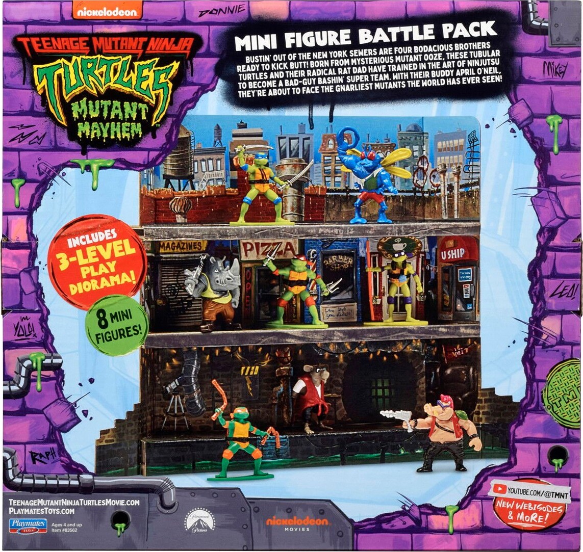 Ninja Turtles - Mutant Mayhem - Mini Figure Battle Pack