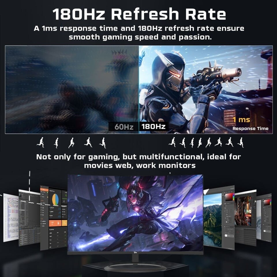 Twisted Minds - 32 Hdr R1500 Fhd 180Hz Va 1Ms Hdmi20 Gaming Monitor